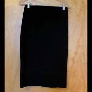 Express black skirt with zipper down back
